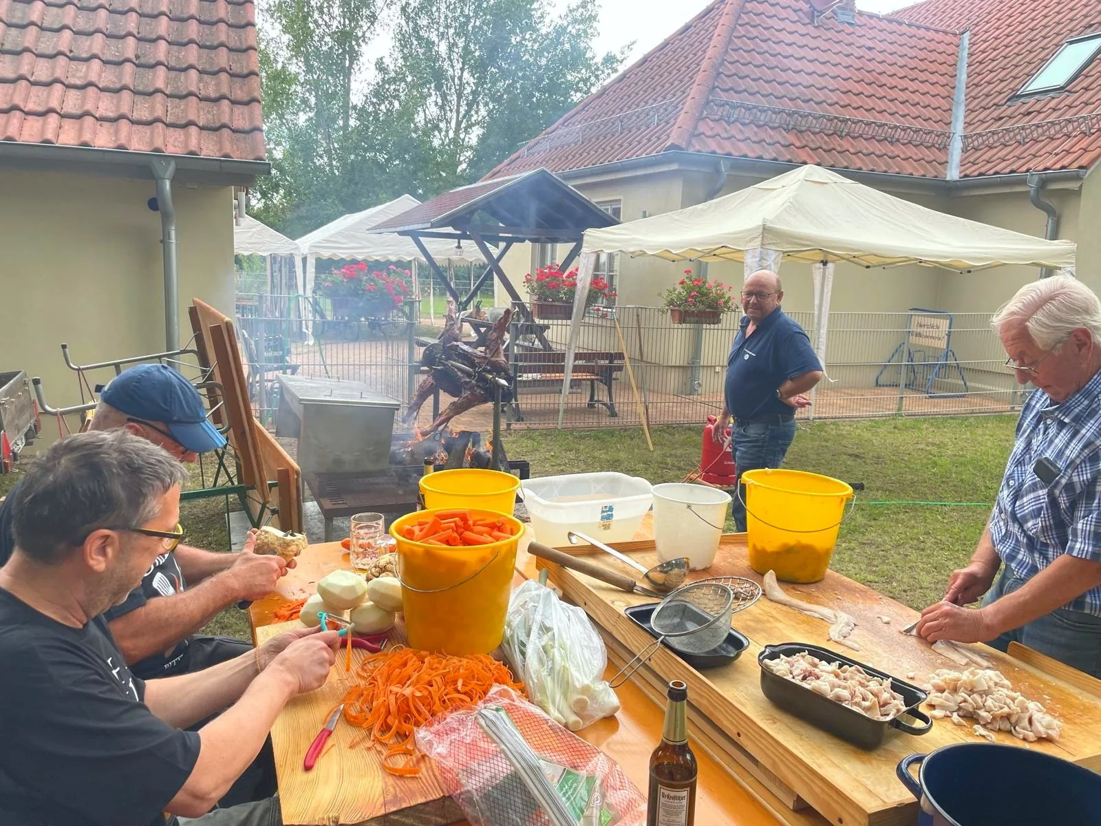 Sommerfest des Bürgervereins mit Mitgliedern und Gästen